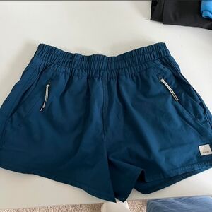Vuori Teal Dash Shorts